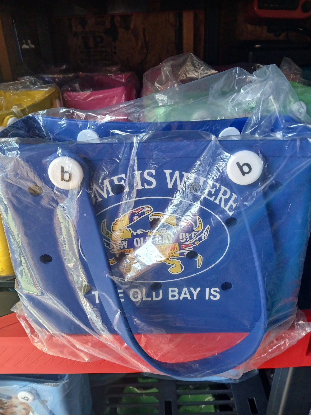 Blue Crab Old Bag Small size - bogg like bag